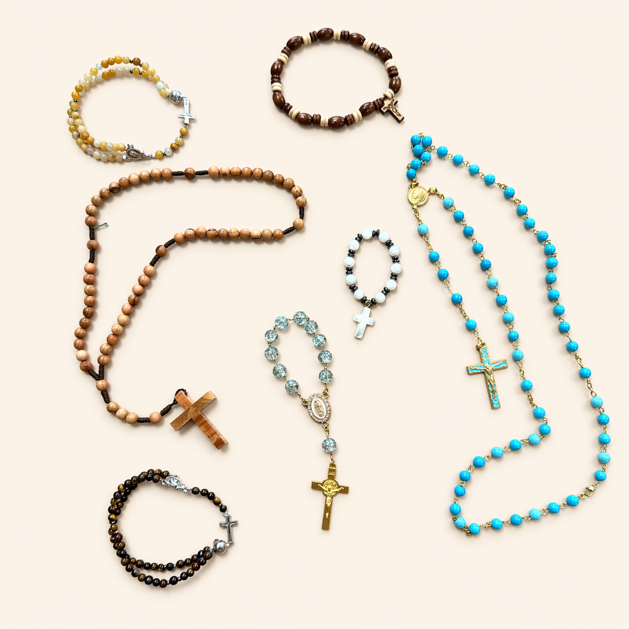 Bracelet, Chapelet et Médailles