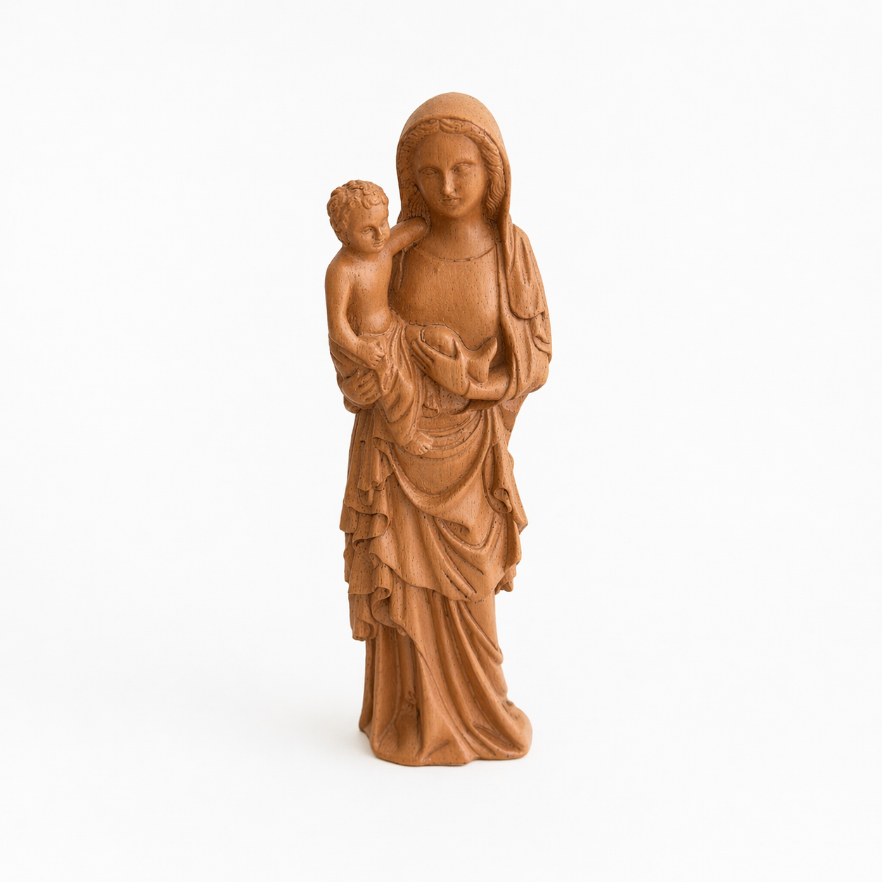Statue monastique Marie et l'enfant 22 cm